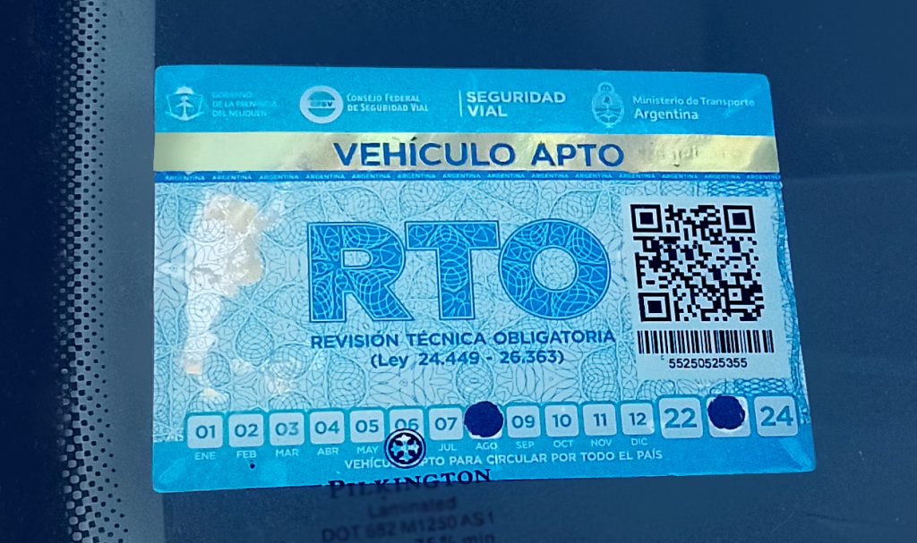 Revisión Técnica Obligatoria (RTO)