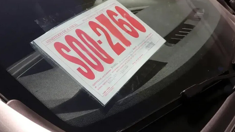 Consulta registro automotor por patente