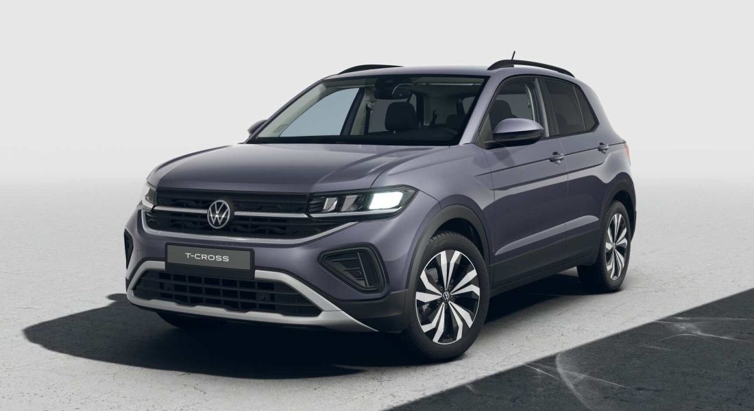 SUV Volkswagen T-Cross estacionada, ejemplo de vehículo para comparar seguros de auto en Argentina en 2026.